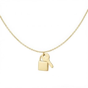 Necklace With Key/Lock