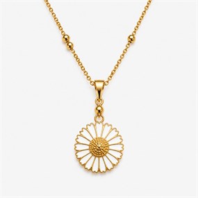 Layered Necklace Pearl & Lock