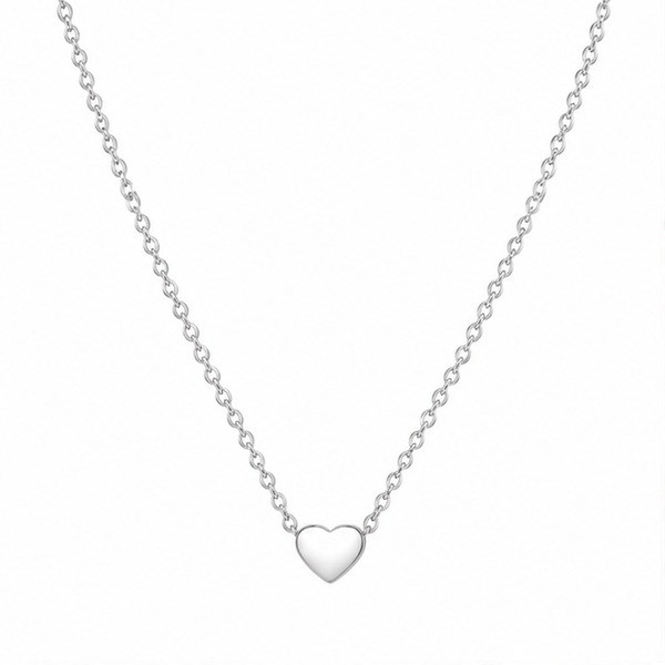 Amour Silver Petite Heart Necklace