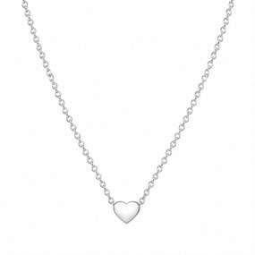 Amour Silver Petite Heart Necklace