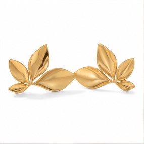Lierre Gold Leaf Climber Earrings