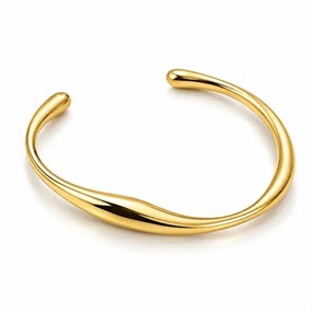 Ligne Gold-Tone Open Bangle
