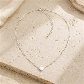 Amour Silver Mini Heart Necklace