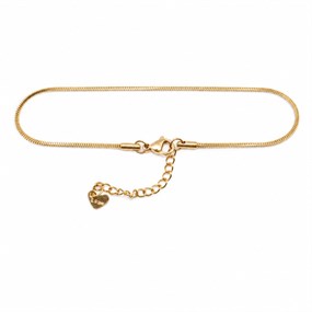 Silke Gold Snake Chain Anklet