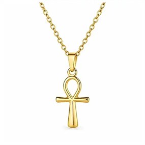 Ankh Gold-Tone Necklace