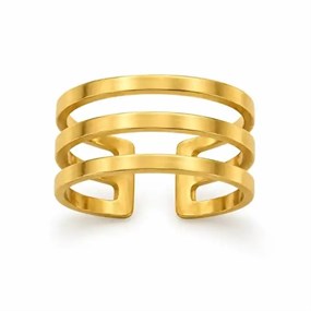 Cadre Gold-Tone Open Ring
