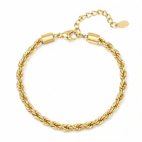 Corde Gold Rope Chain Bracelet