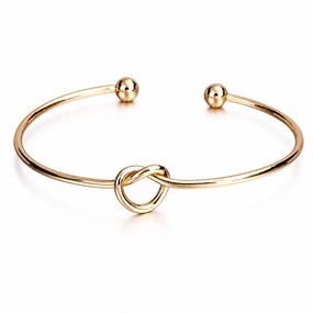 Noeud Gold Open Knot Bangle