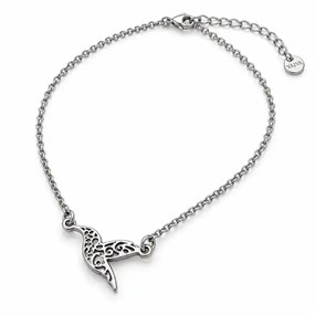 Colibri Silver-Tone Bird Necklace