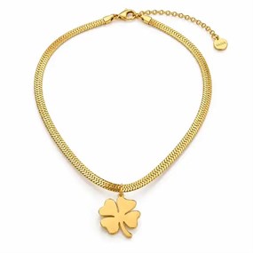 Trèfle Gold-Tone Clover Necklace