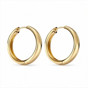 Classique Gold Chunky Hoops