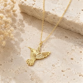 Colibri Gold Hummingbird Necklace