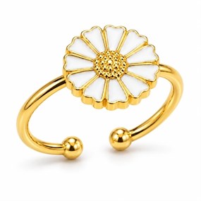Daisy Gold-Tone Open Flower Ring
